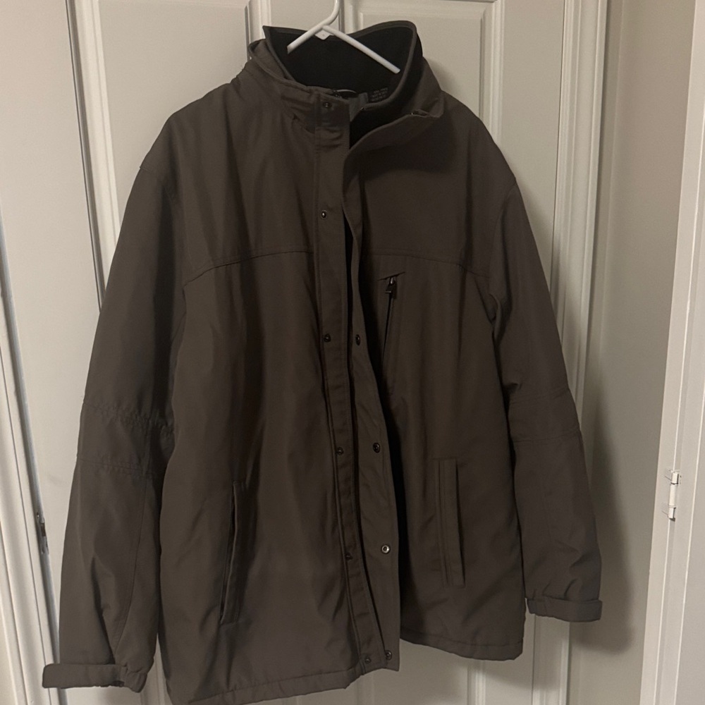 Weatherproof Men's Dark Brown Lined Performance Jacket